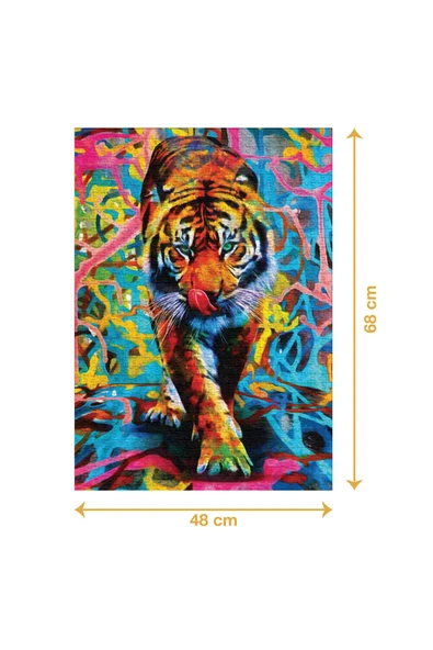 Ca Games 1000 Parça Kaplan Puzzle 7032 - Resim 2