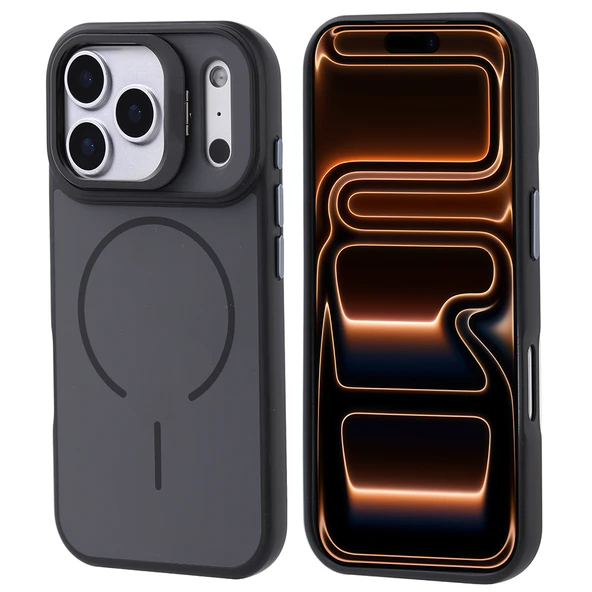 Gpack iPhone 17 Pro Max uyumlu Kılıf Notron Kamera Standlı M-Safe Şarj Özellikli ürün görseli 1