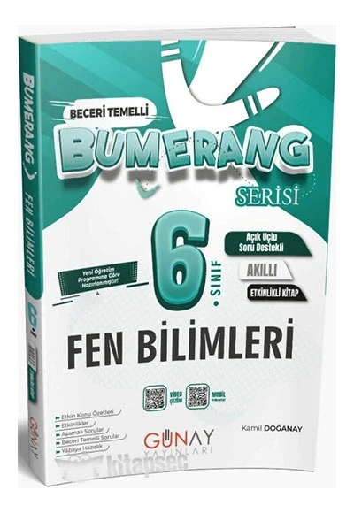 *Kampanya* Günay 6. Sınıf Fen Bilimleri Akıllı Etkinlikli Kitap ürün görseli 1