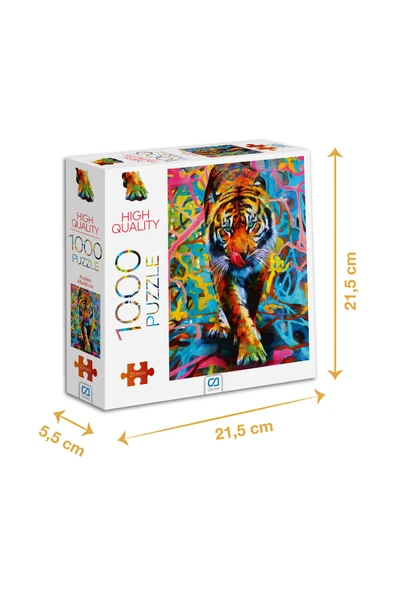 Ca Games 1000 Parça Kaplan Puzzle 7032 ürün görseli 1