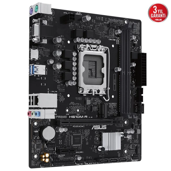 Asus Prime H610M-R SI D5 1700P Vga Hdmi Dp ürün görseli 1