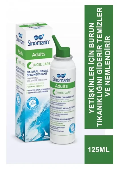 Sinomarin Adults Yetişkinler İçin Deniz Suyu 125 ml ürün görseli 1