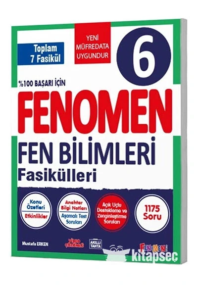 *Kampanya* Fenomen 6. Sınıf Fen Bilimleri Fasikülleri ürün görseli 1