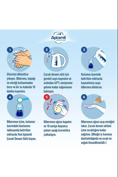 Aptamil Pronutra 2 Devam Sütü 900 gr - Resim 7