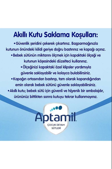 Aptamil Pronutra 1 Devam Sütü 350 gr - Resim 5