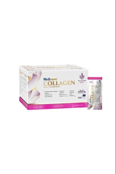 Wellcare Collagen Beauty Boost Plus 10.000 mg Karpuz Aromalı 30 Saşe ürün görseli 1