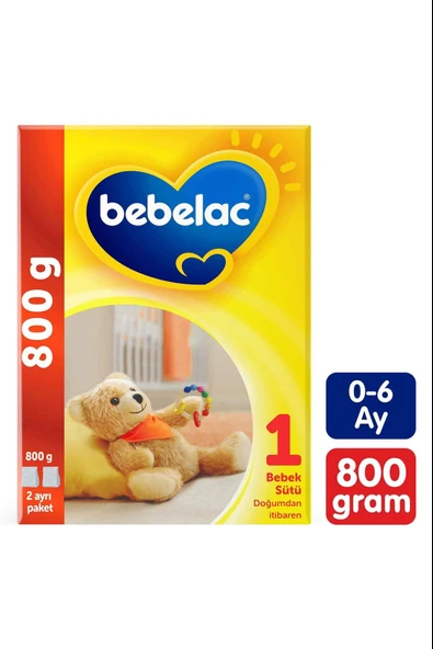 Bebelac 1 Bebek Sütü 0-6 Ay 800 gr ürün görseli 1