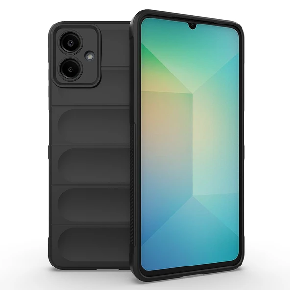 Samsung Galaxy A07 Kılıf Esnek TPU Oyuklu Arka Yüzey Tasarımlı Etnik Silikon Kapak ürün görseli 1