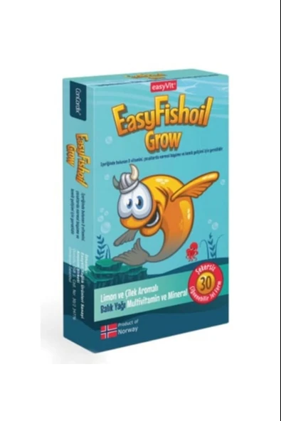EasyFishoil Grow 30 Jel Tablet ürün görseli 1