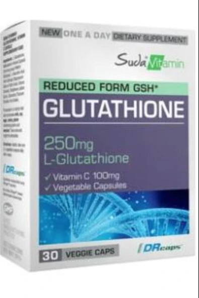 Suda Vitamin Glutathione 250 Mg 30 Vegan Kapsül ürün görseli 1