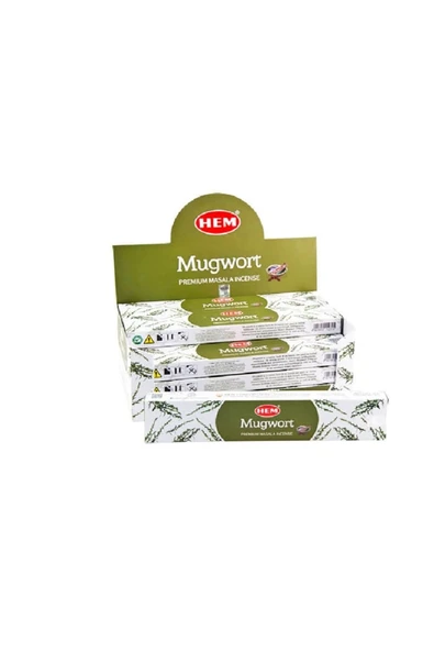 Mugwort Masala Organik Çubuk Tütsü Seti (12’li) – 65 dk Uzun Yanış, Doğal Koku ürün görseli 1