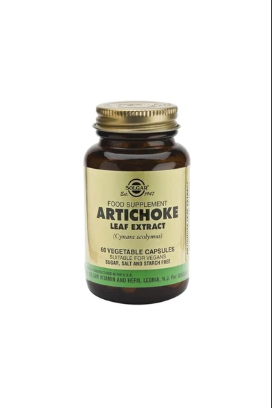 Solgar Artichoke Leaf Extract 60 Kapsül ürün görseli 1