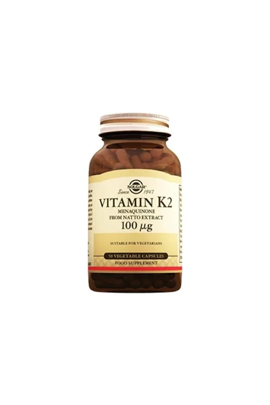 Solgar Vitamin K2 100 mcg 50 Kapsül ürün görseli 1