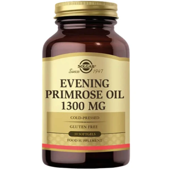 Solgar Evening Primrose 1300 mg 30 Kapsül ürün görseli 1