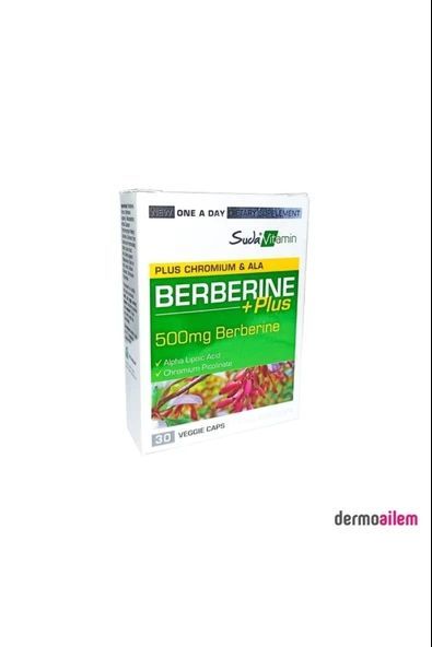 Suda Vitamin Berberine Plus 30 Kapsül ürün görseli 1