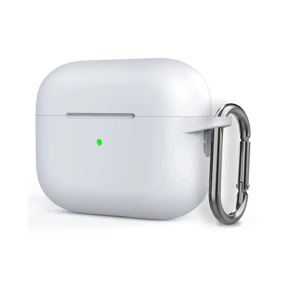 E2M AIRPODS 1-2 KILIF SENSE SİLİKON BEYAZ ürün görseli 1