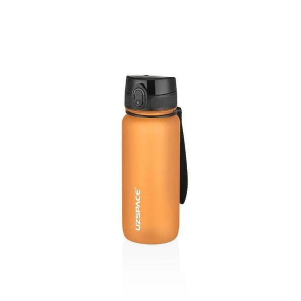 Uzspace 500ml Soft Touch Tritan Su Matarası Turuncu ürün görseli 1
