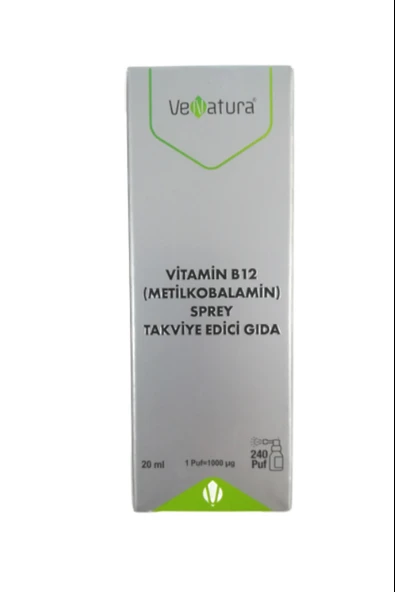 VeNatura Vitamin B12 (metilkobalamin) Sprey 20 Ml ürün görseli 1