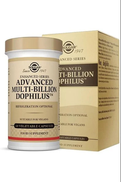 Solgar Advanced Multi-Billion Dophilus 60 Kapsül ürün görseli 1