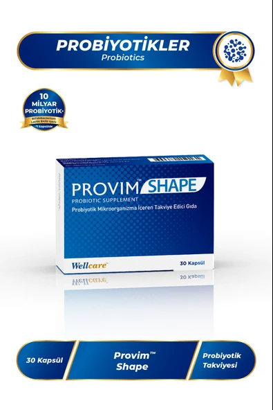 Wellcare Provim Shape 30 Kapsül ürün görseli 1