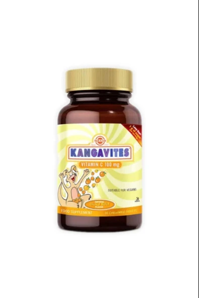 Solgar Kangavites Chewable Vitamin C 100 mg 90 Tablet ürün görseli 1
