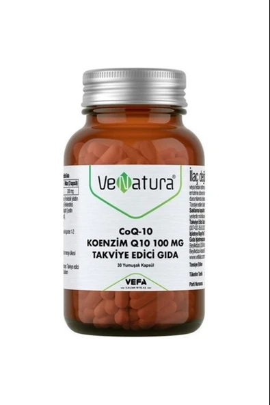 Venatura Koenzim Q10 100 mg 30 Kapsül ürün görseli 1