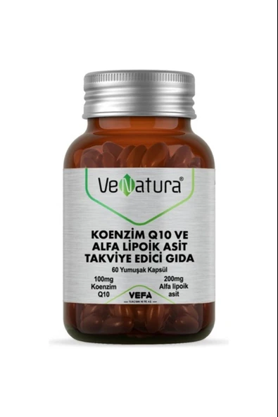 Venatura Koenzim Q10 & Alfa Lipoik Asit 60 Kapsül ürün görseli 1