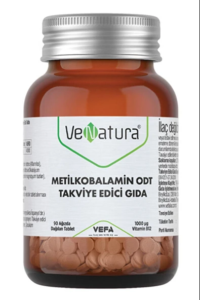 VeNatura B12 Metilkobalamin Odt 90 Tablet ürün görseli 1