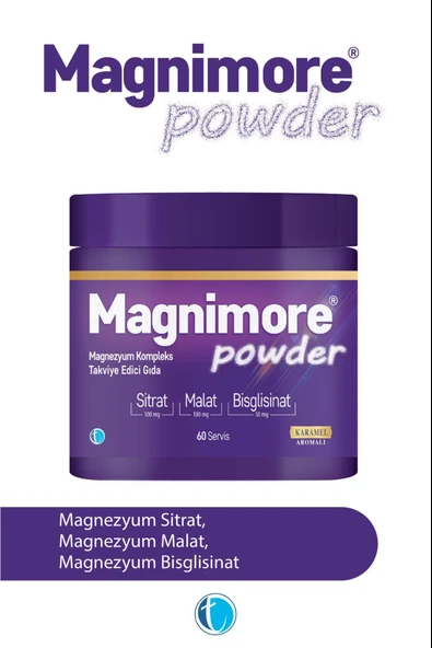 Magnimore Powder Magnezyum Kompleks 60 Servis ürün görseli 1