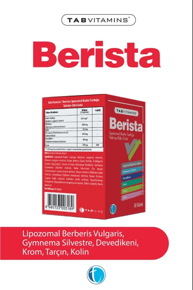 Tabvitamins Berista 60 Tablet - Resim 2