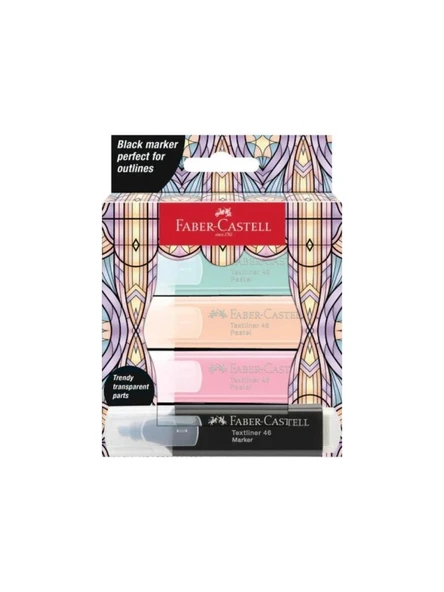 Faber Castell Fosforlu Kalem Glassy Pastel ürün görseli 1