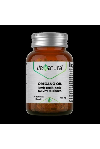 Venatura Oregano Oil Kompleks İzmir Kekiği Yağı 30 Kapsül ürün görseli 1