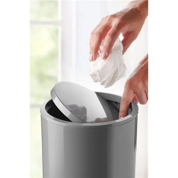 Primanova Flores 5'li Banyo Seti - Gri - Resim 2