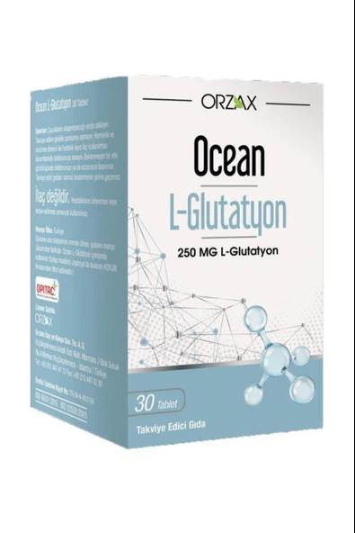 Ocean L-Glutatyon 250 mg 30 Tablet ürün görseli 1