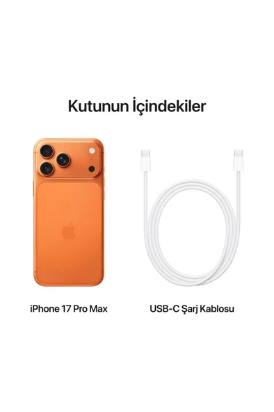 Apple iPhone 17 Pro Max 256GB Kozmik Turuncu - Resim 8