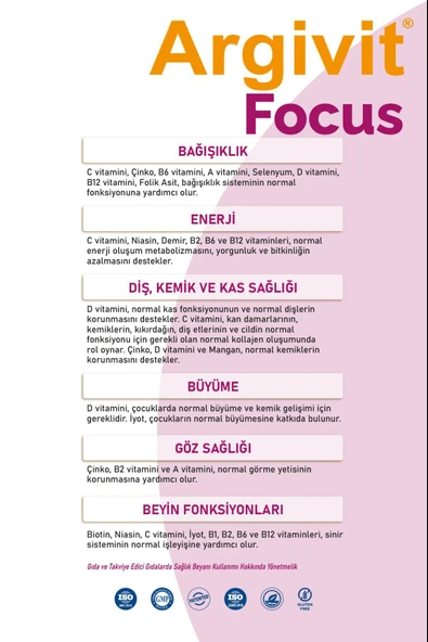Argivit Focus 150 ml 6 Adet - Resim 5