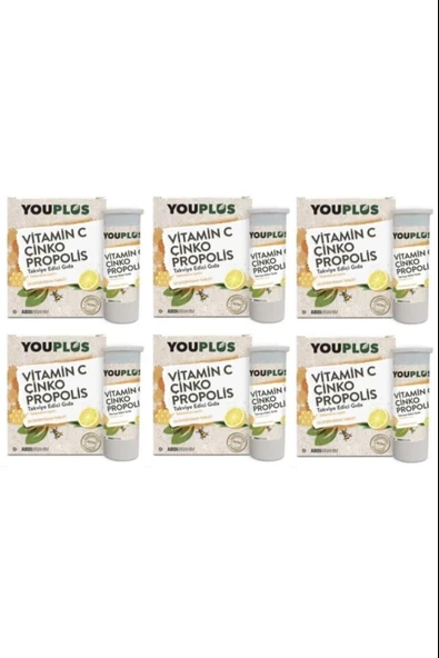Youplus 20 Efervesan Tablet 6 Adet ürün görseli 1