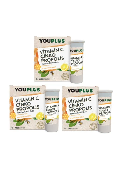 Youplus 20 Efervesan Tablet 3 Adet ürün görseli 1