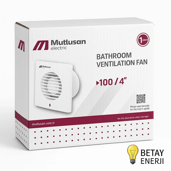 Horoz Electric 100 mm 4 Banyo ve Tuvalet Aspiratörü ürün görseli 1