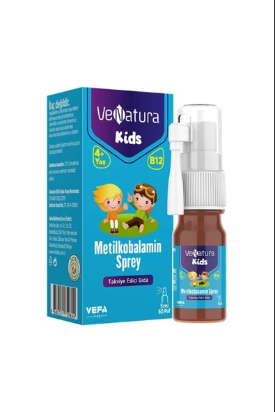 Venatura Kids B12 Metilkobalamin 5 ml ürün görseli 1