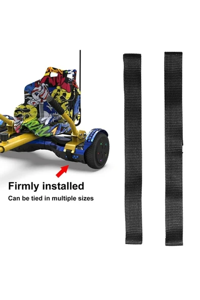 Citymate Elektrikli Kaykay HOVERKART Aksesuarı CIRTI  Tüm Modeller Uyumlu Hoverkart  Cırt 1 Çift 2 Adet ürün görseli 1