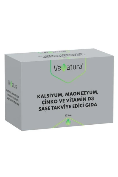 Venatura Kalsiyum Magnezyum Çinko ve Vitamin D3 30 Saşe ürün görseli 1