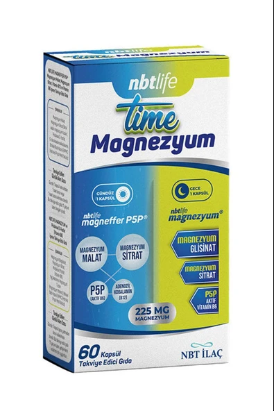 Nbt Life Time Magnezyum 60 Kapsül ürün görseli 1