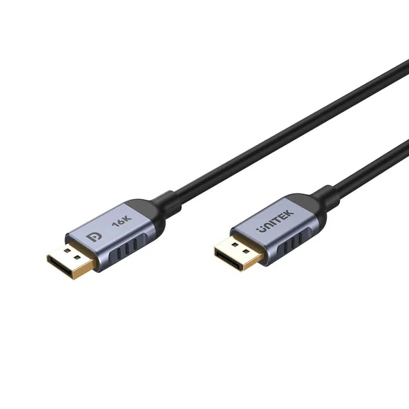 Unıtek Dısplay Port 2.1 %100 Bakır 2mt 16k&60hz C1626gy01-2m ürün görseli 1