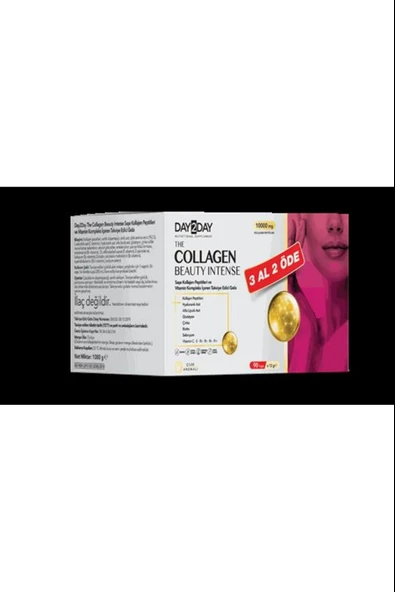 Day2Day The Collegen Beauty Çilek Aromalı 10000 Mg 30 Saşe - 3 Al 2 Öde ürün görseli 1