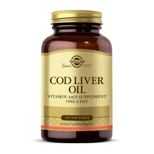 Solgar Cod Liver Oil 100 Softjel ürün görseli 1