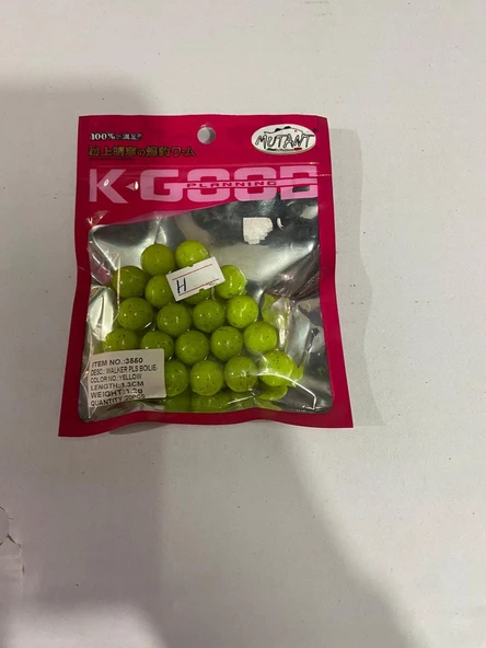 MUTANT K GOOD  3550 YELLOW BOİLİ YEM ürün görseli 1
