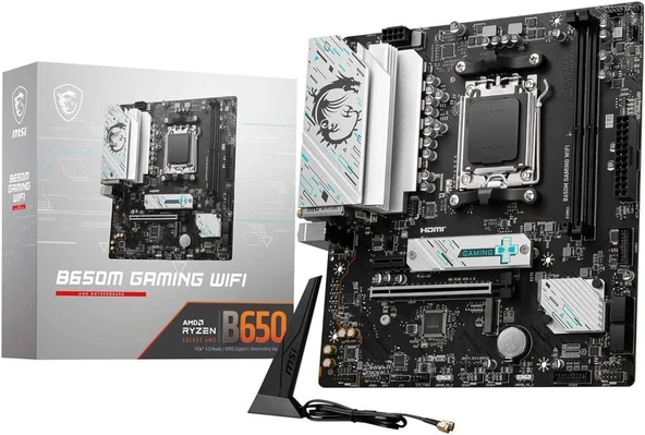 MSI B650M Gaming WIFI mATX AM5 ANAKART ürün görseli 1
