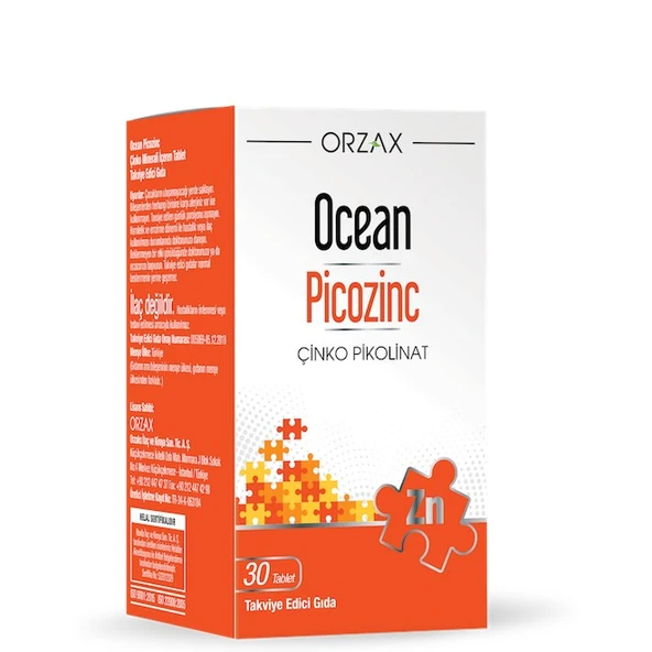 Ocean Picozinc 30 Tablet ürün görseli 1