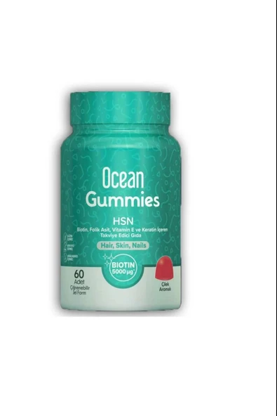 Ocean Gummies HSN 60 Adet Çiğneme Jel Form ürün görseli 1